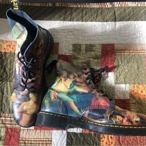 Men’s Size 13 Dr. Martens Museum Collection Hogarth boots “A Rake’s Progress”